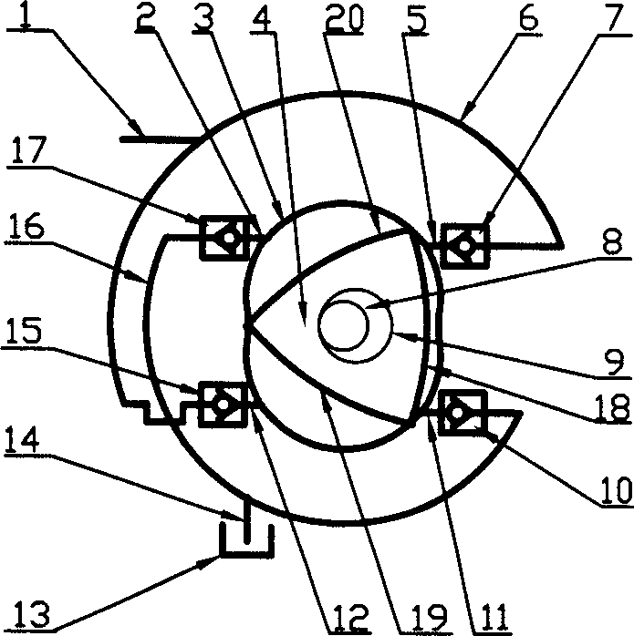 Triangular rotor hydraulic pump