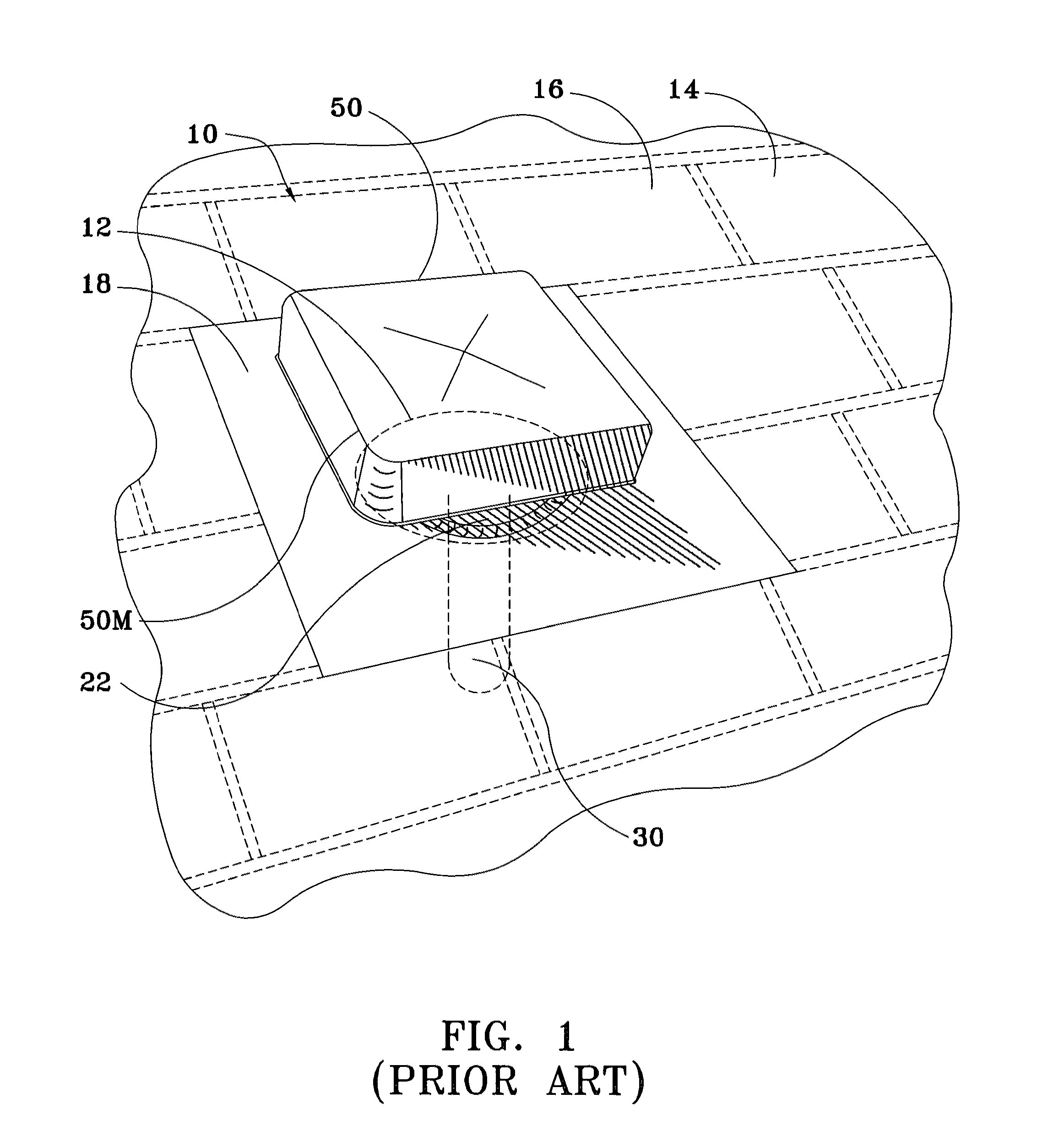 Vent hood and flashing assembly for metal roof