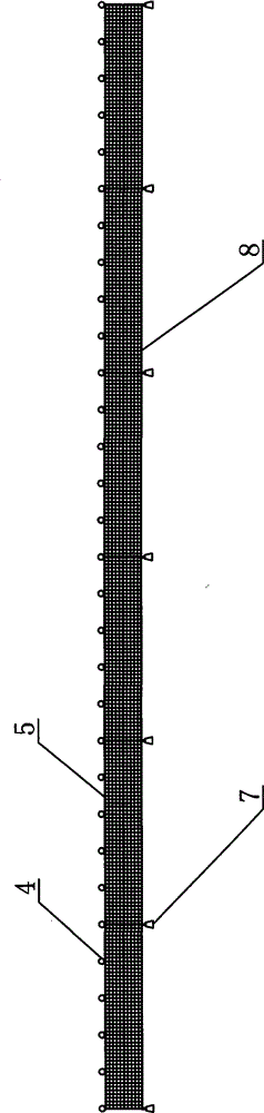 Novel governance method for blocking sands with grids for seaward channel