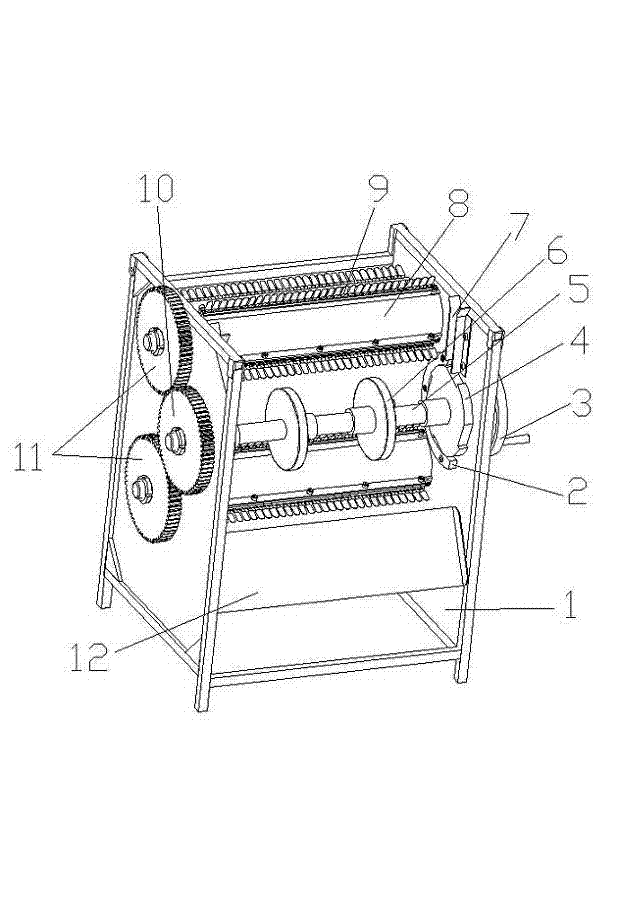 Royal jelly digging machine