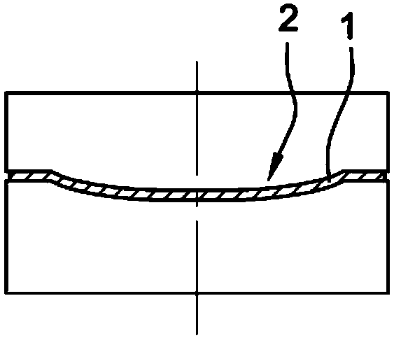 Method of producing a metal reinforcement for a turbine engine blade