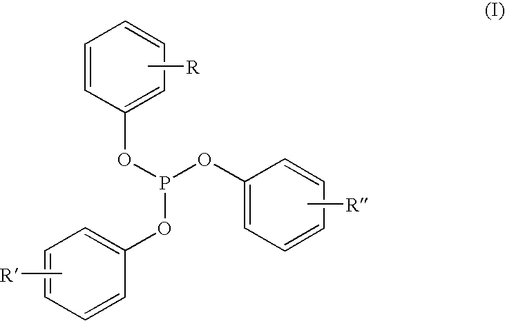 Liquid phosphite blends as stabilizers