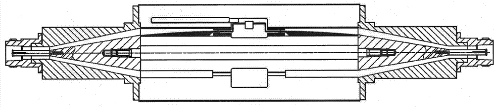 Ultra-wideband multi-channel coaxial power distribution and synthesis structure based on high-order elliptic function curve