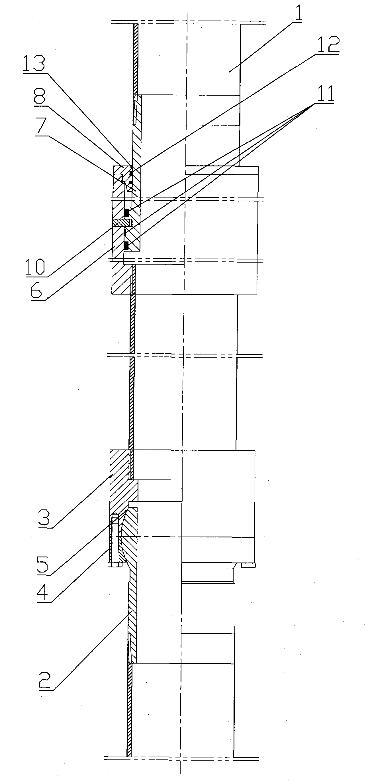 Ground well casing capable of preventing mining damage