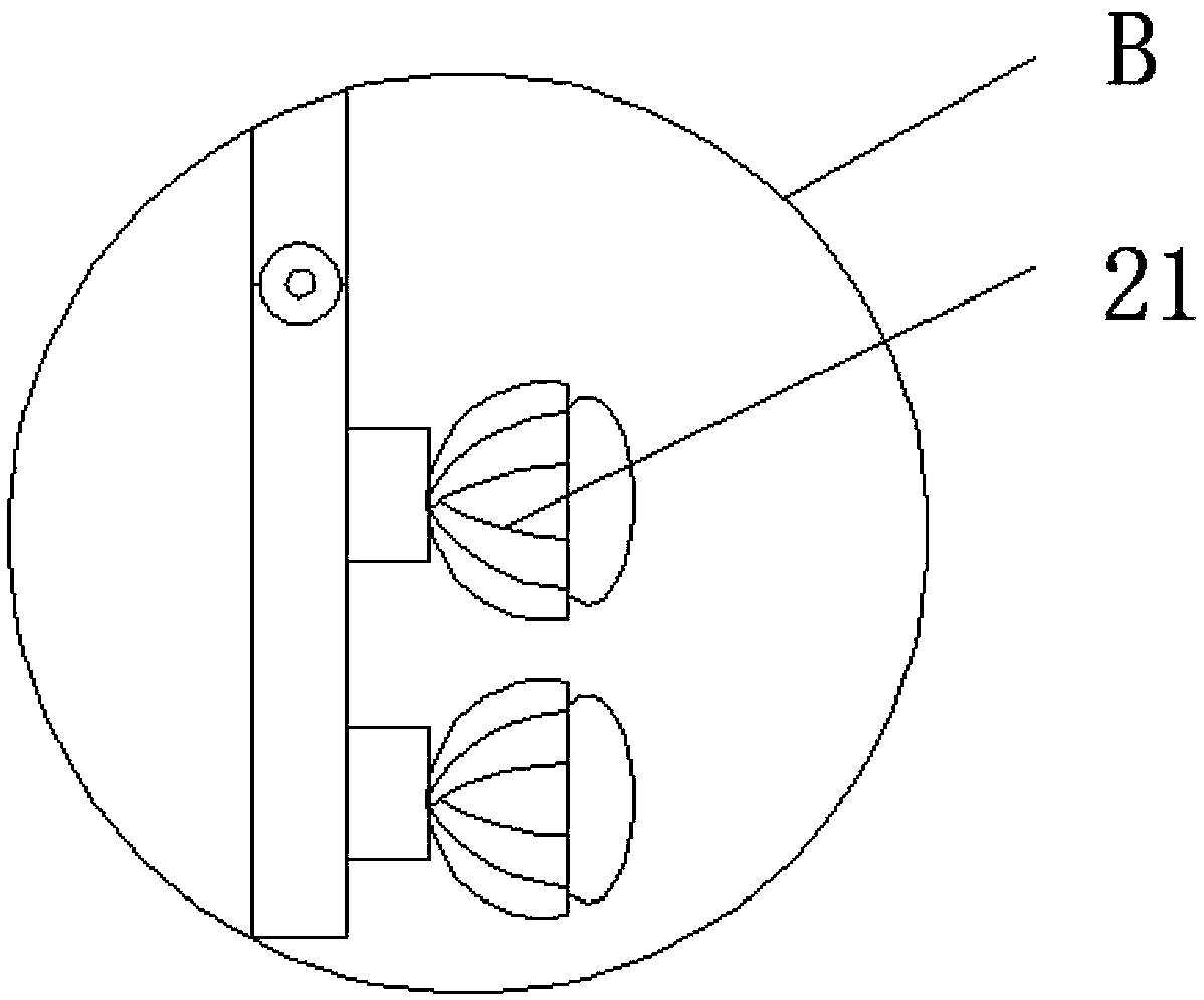 Drilling device for machining chemical accessories