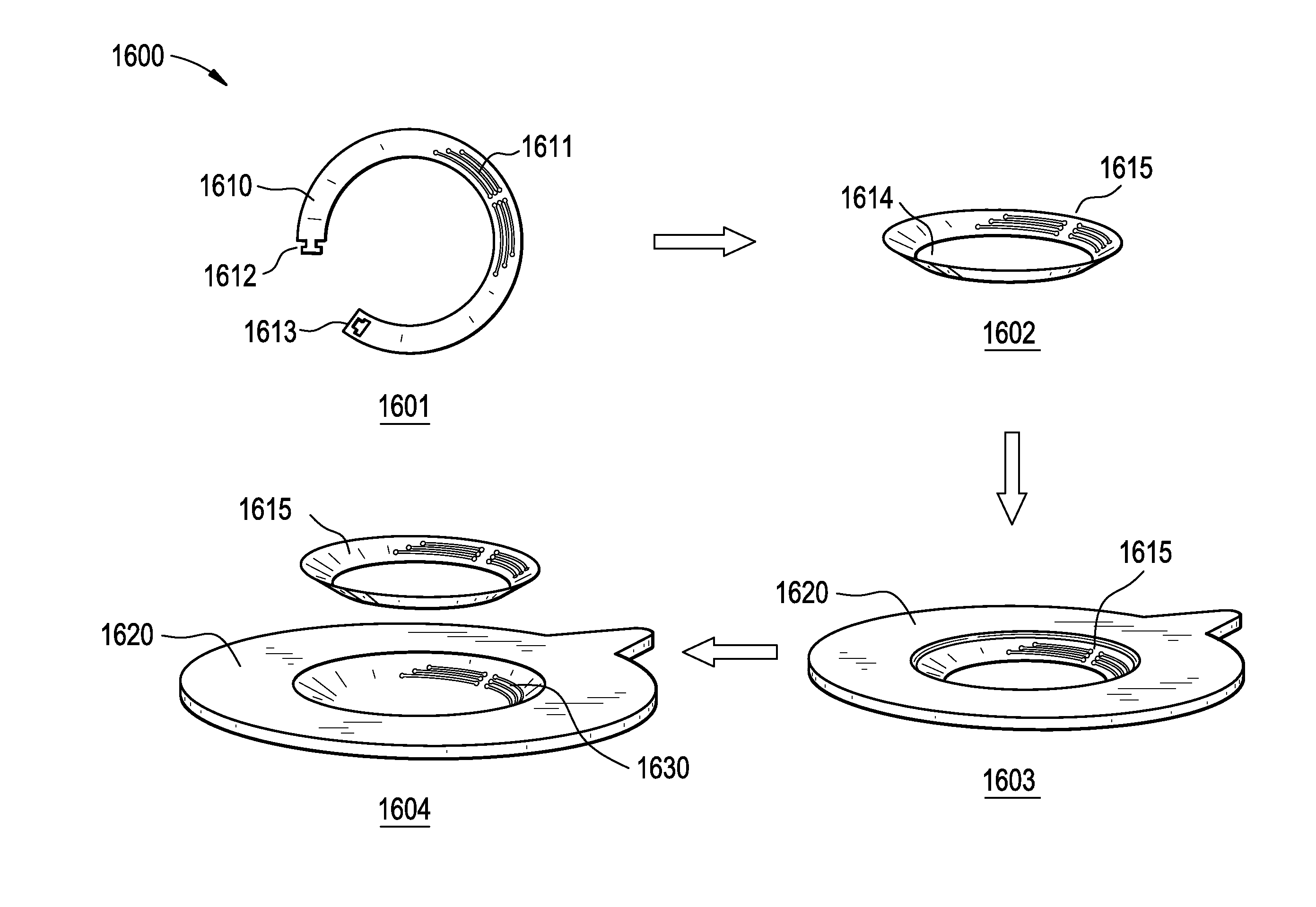 Methods and apparatus to form electrical interconnects on ophthalmic devices