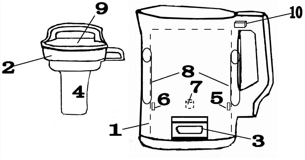 Concentration controllable ultrasonic soybean milk machine device and working method thereof