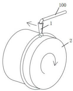 Uniform step jump control method and steel wire ring winding method and system