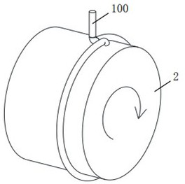 Uniform step jump control method and steel wire ring winding method and system