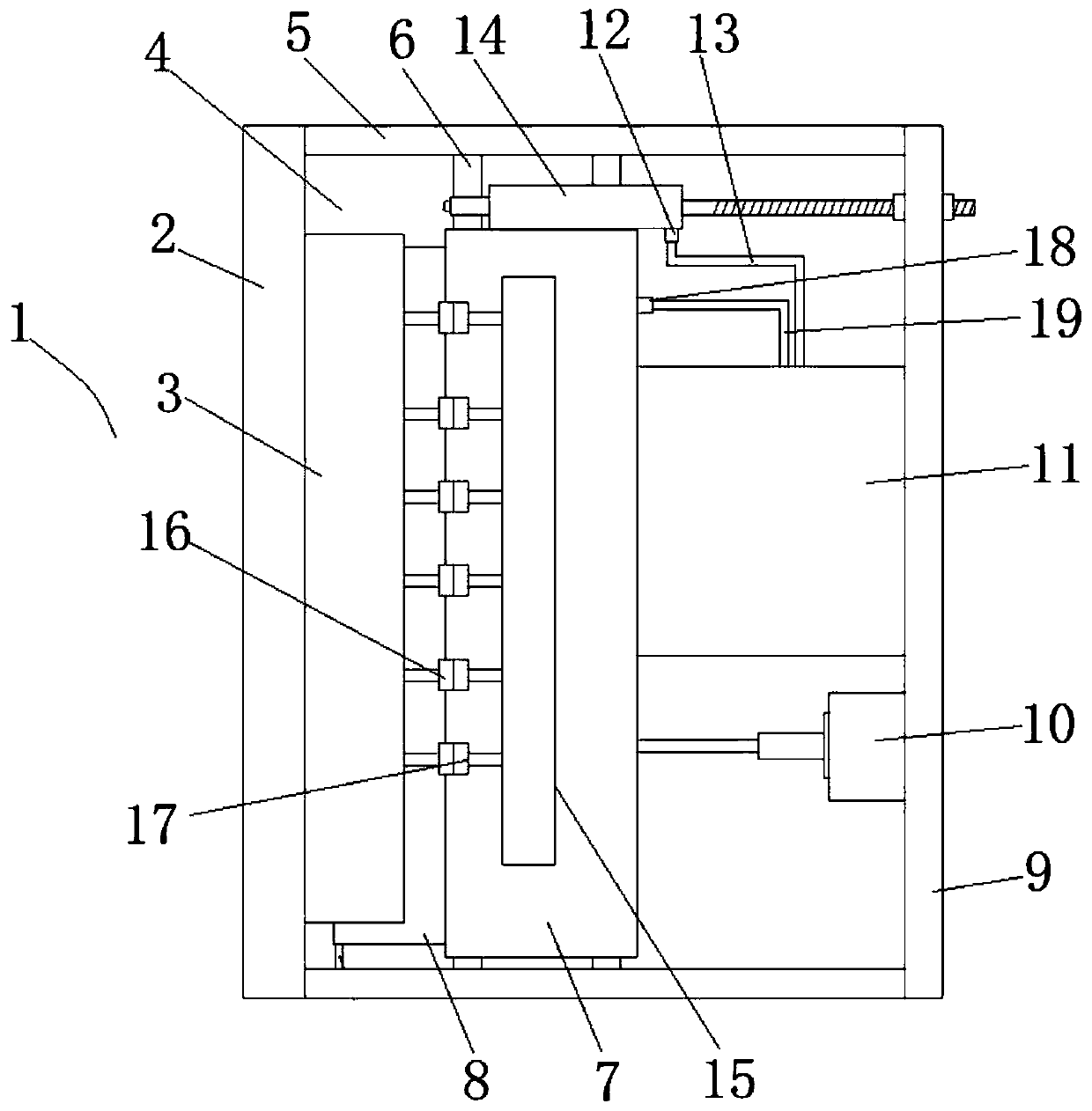 Fire extinguishing protection power distribution cabinet