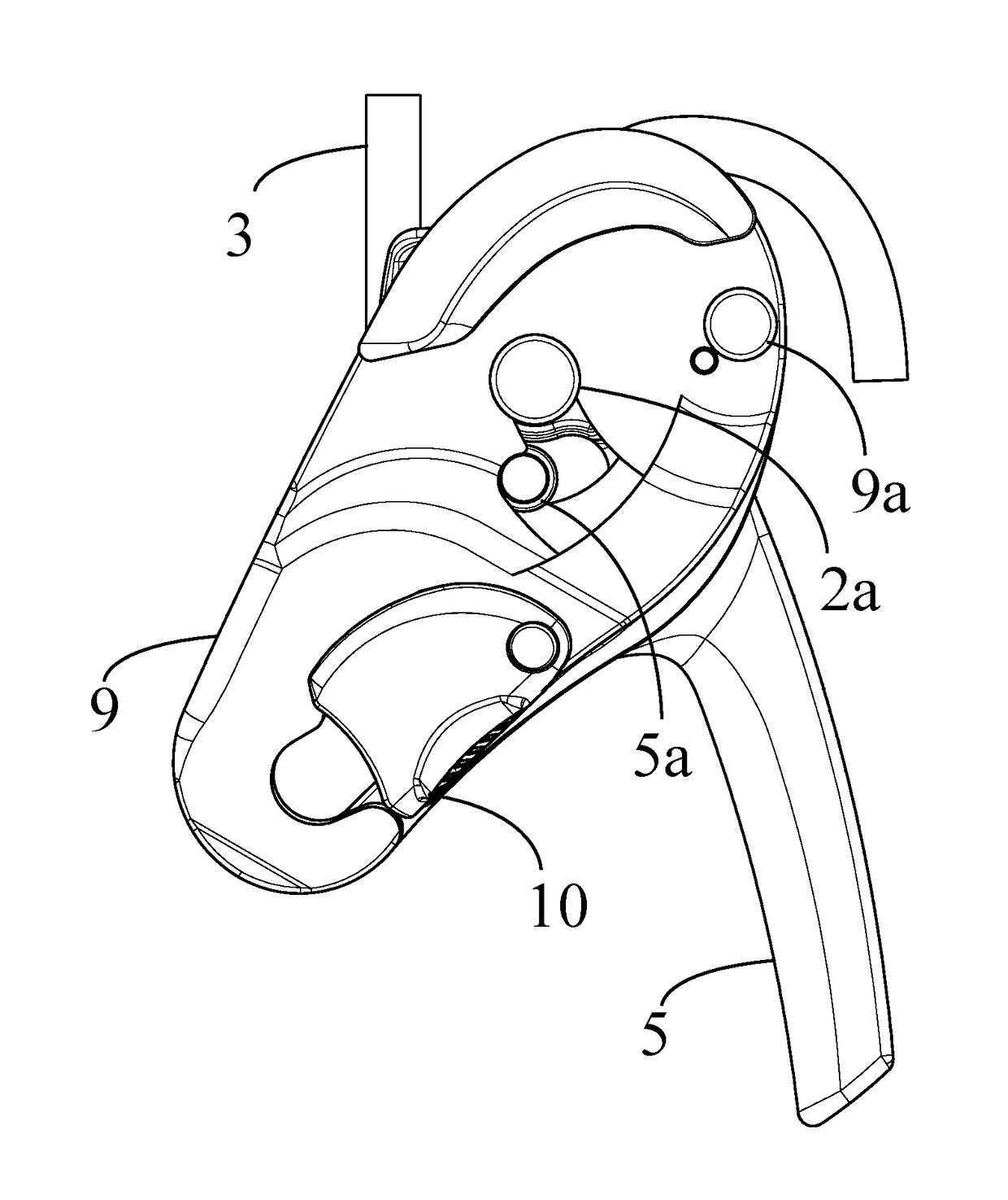 Self-locking descender