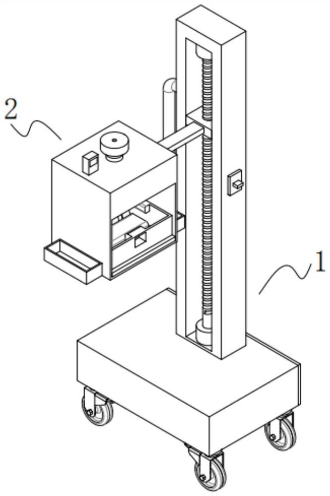 Device for washing hands and feet on bed