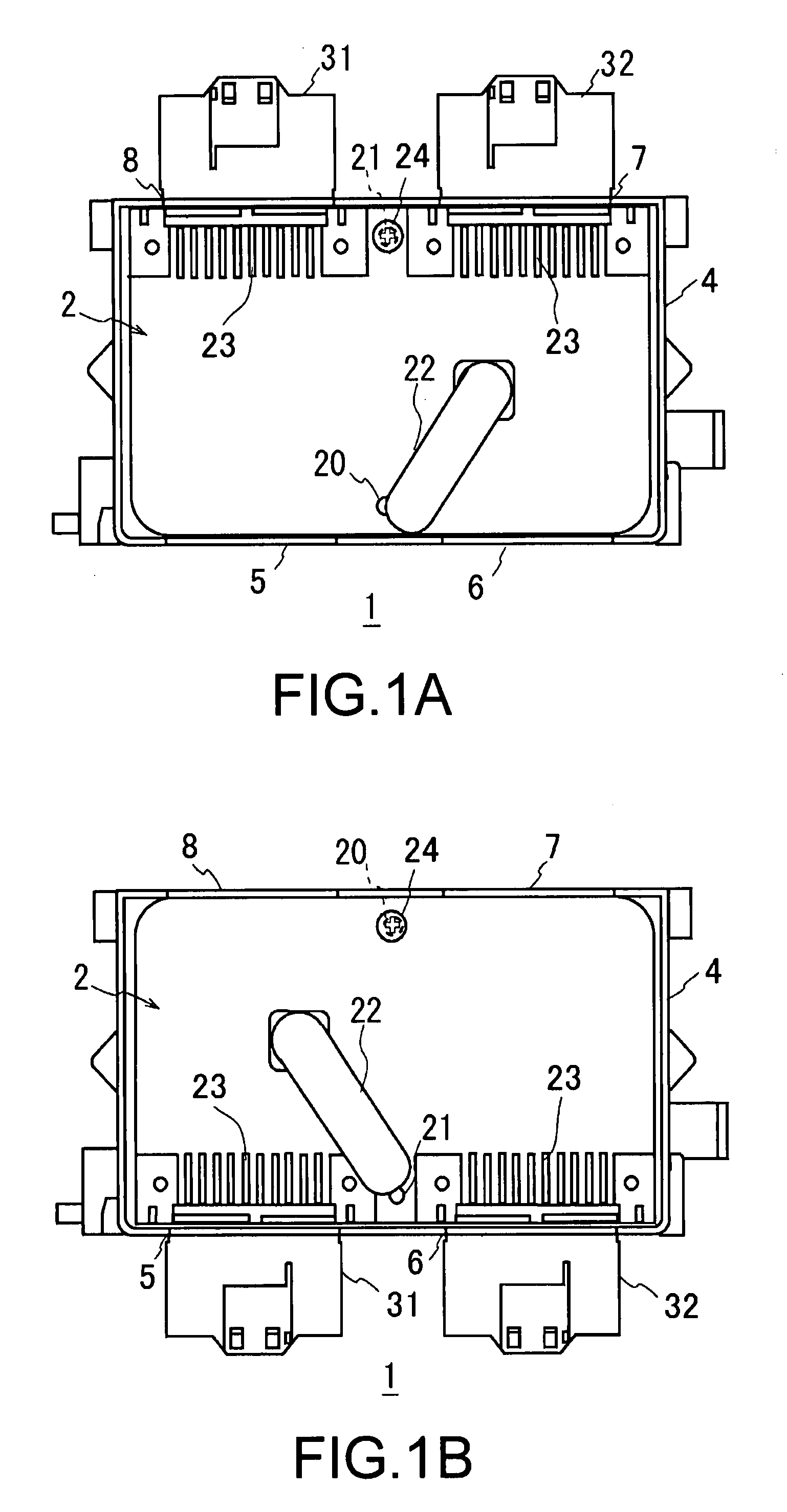 Throttle apparatus embedding electronic control unit therein