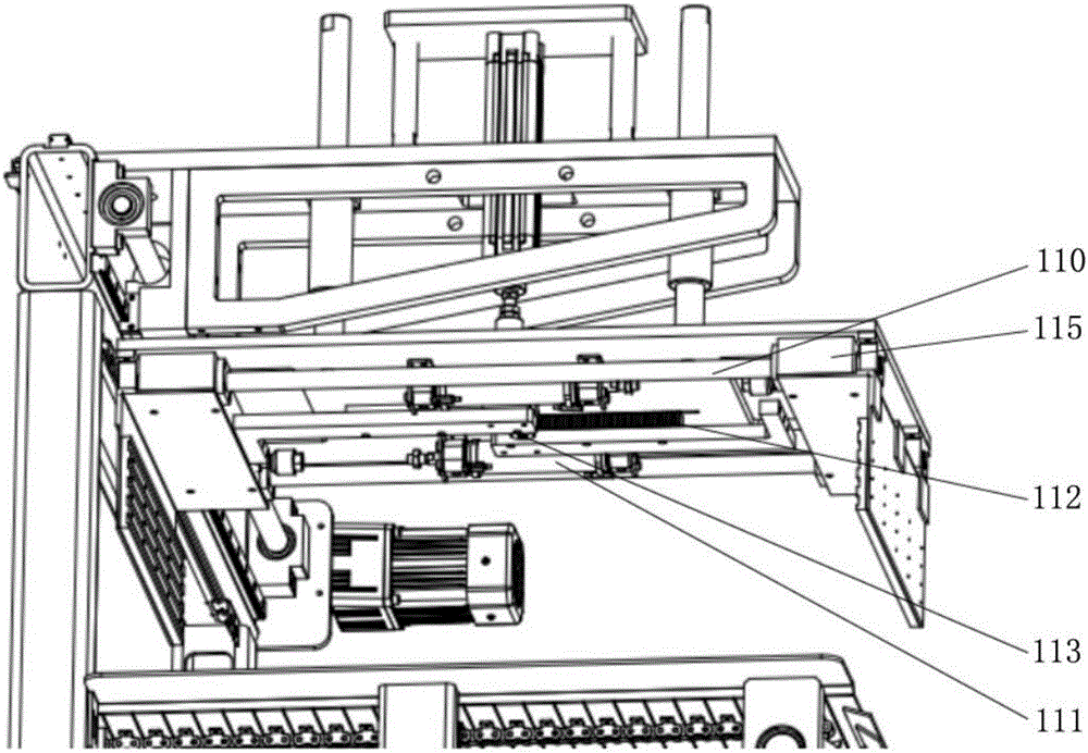 Device for transferring and conveying yarn bags