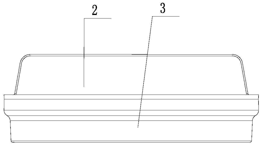 Moisture absorption structure for automobile headlamp