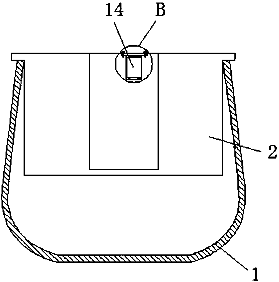 Automatic watering large flowerpot