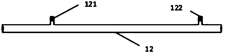 A device for descaling a single solar water heater receiving light glass tube