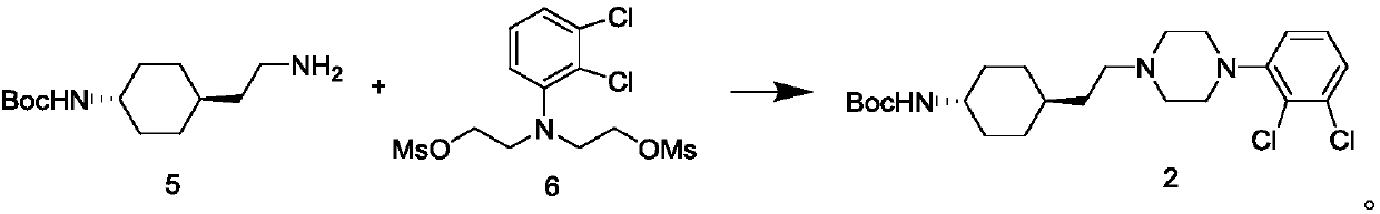 Preparation method of cariprazine