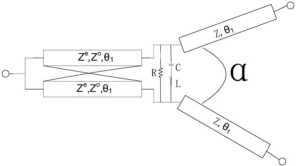 Miniature high-isolation microwave double-frequency power divider