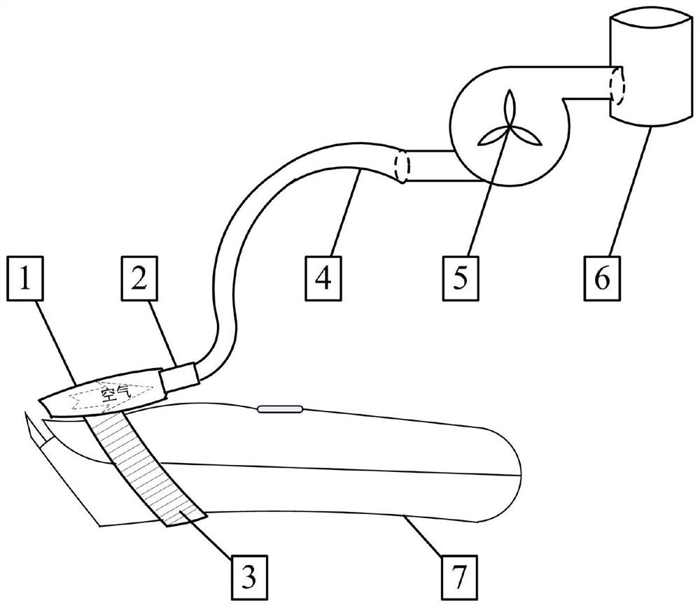 Air guide mechanism of hair clipper capable of immediately cleaning broken hair