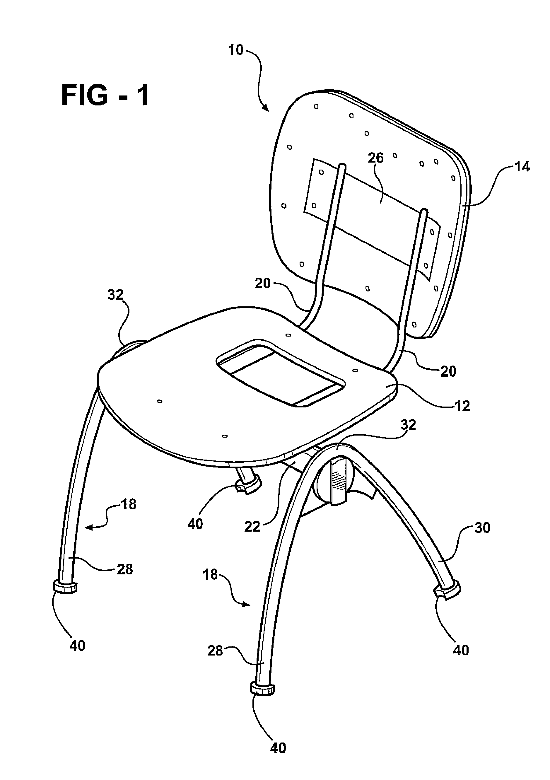 Stackable chair