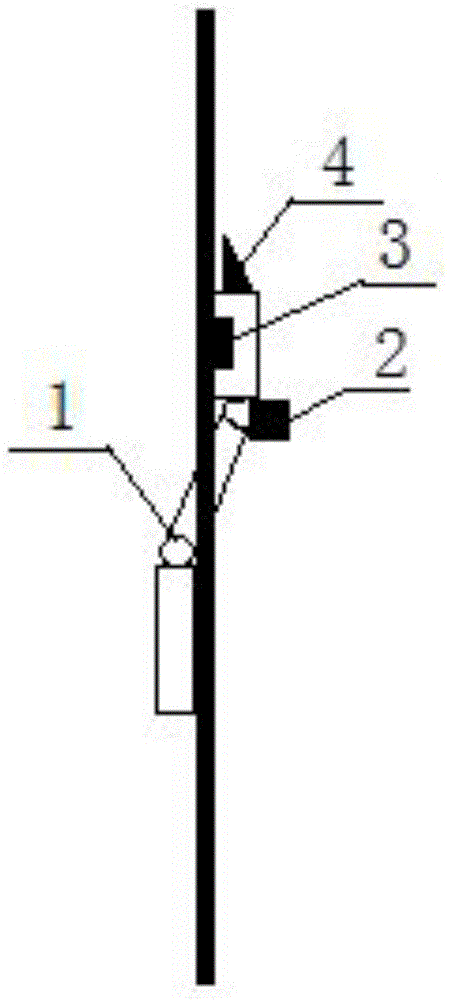 Detection system for bridge rope