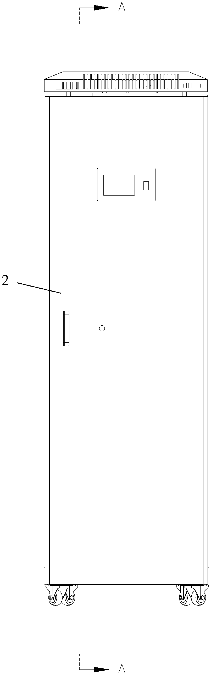 Sensitive information equipment remote monitoring constant-temperature constant-humidity electromagnetic shielding cabinet