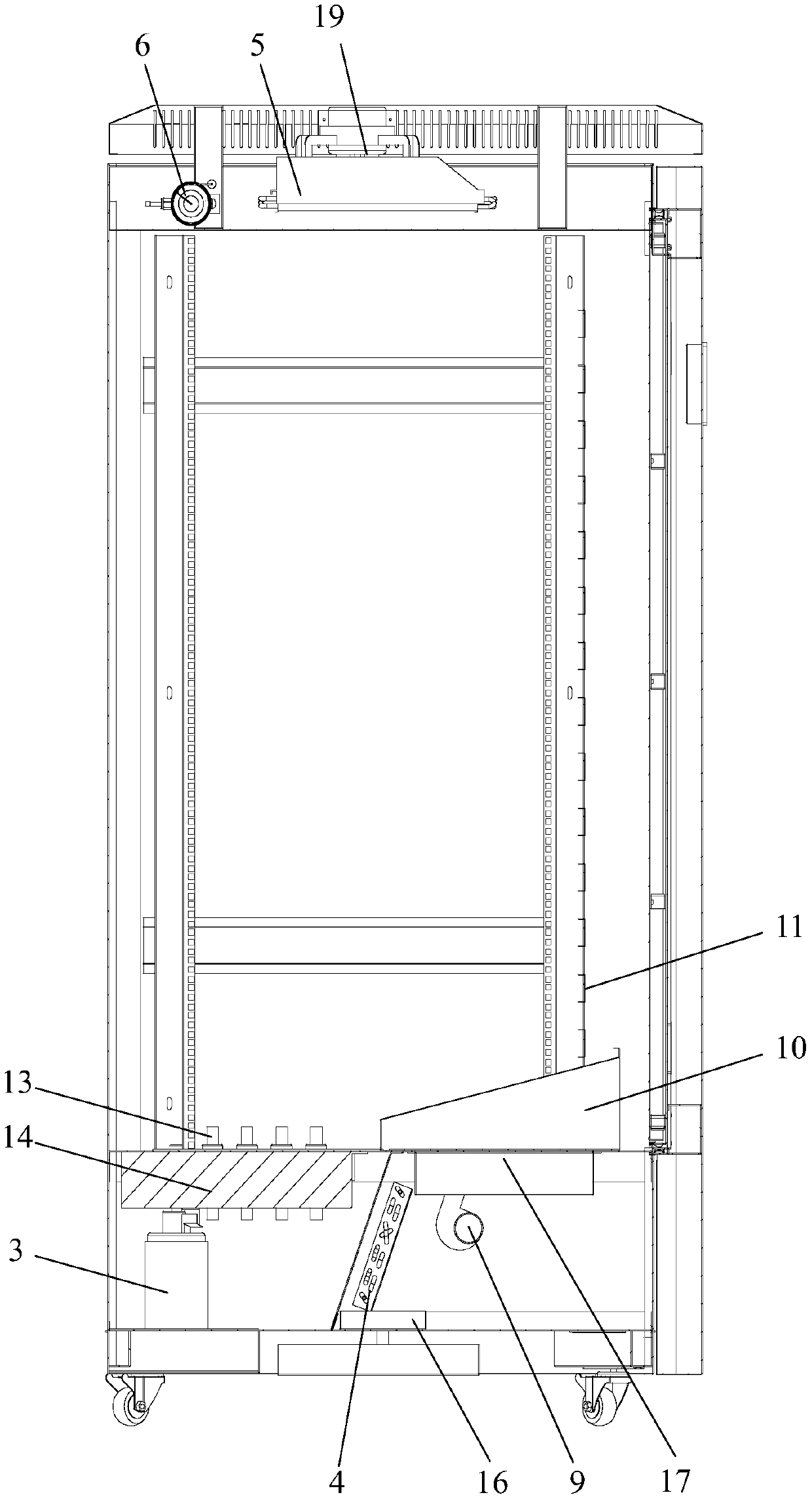 Sensitive information equipment remote monitoring constant-temperature constant-humidity electromagnetic shielding cabinet