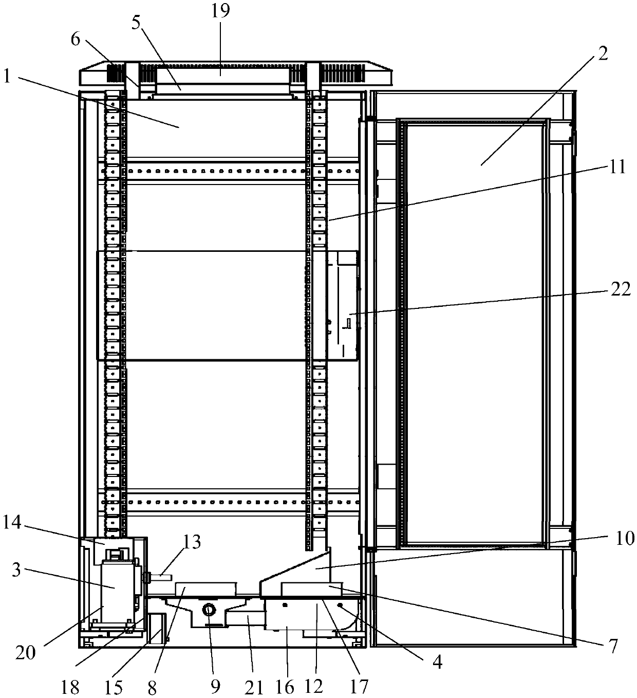 Sensitive information equipment remote monitoring constant-temperature constant-humidity electromagnetic shielding cabinet