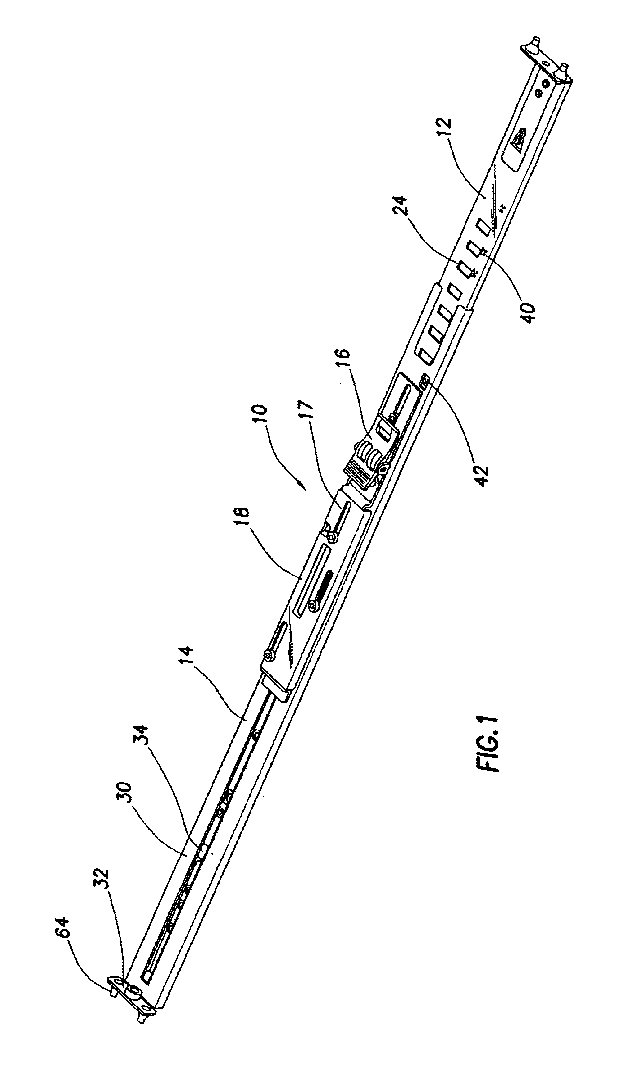 Universal rack rail