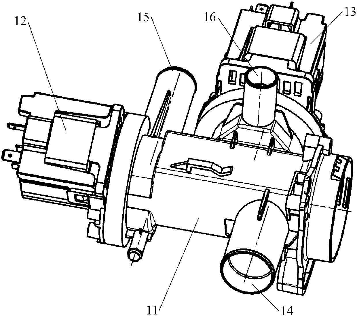 Delivery pump and washing machine