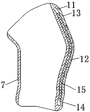 Sports kneecaps with length adjusting function