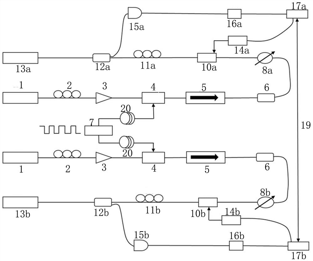 A Long-Distance Key Distribution System Based on Chaotic Synchronization