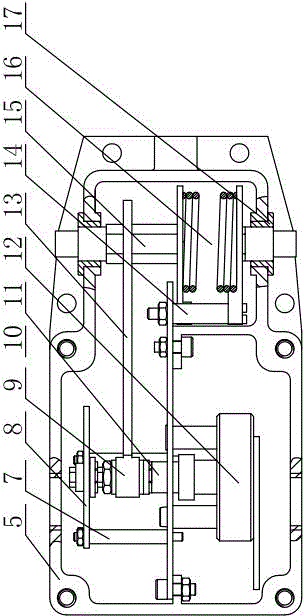 Deep-sea manned submersible foot-type motion control device