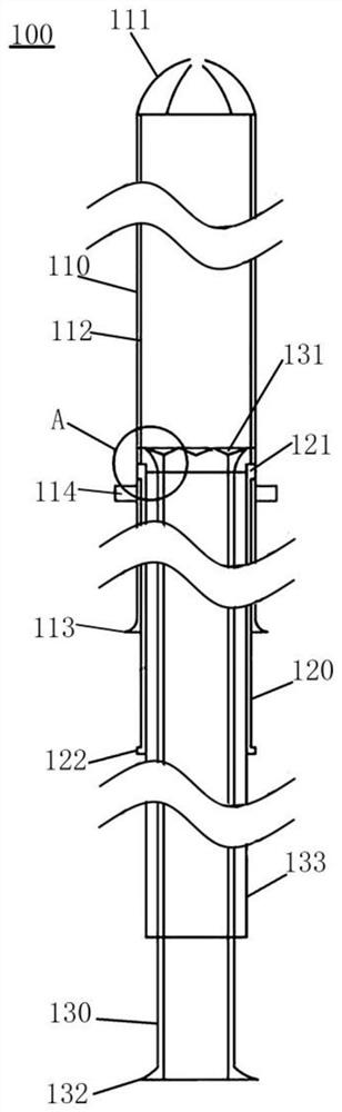 Gynecological secretion sampling device