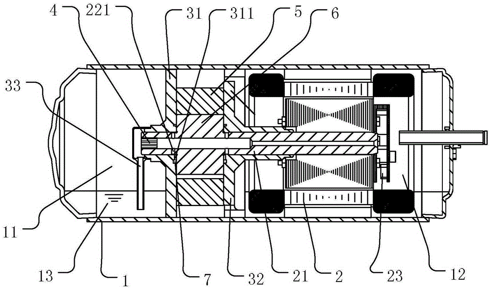 Slide vane compressor