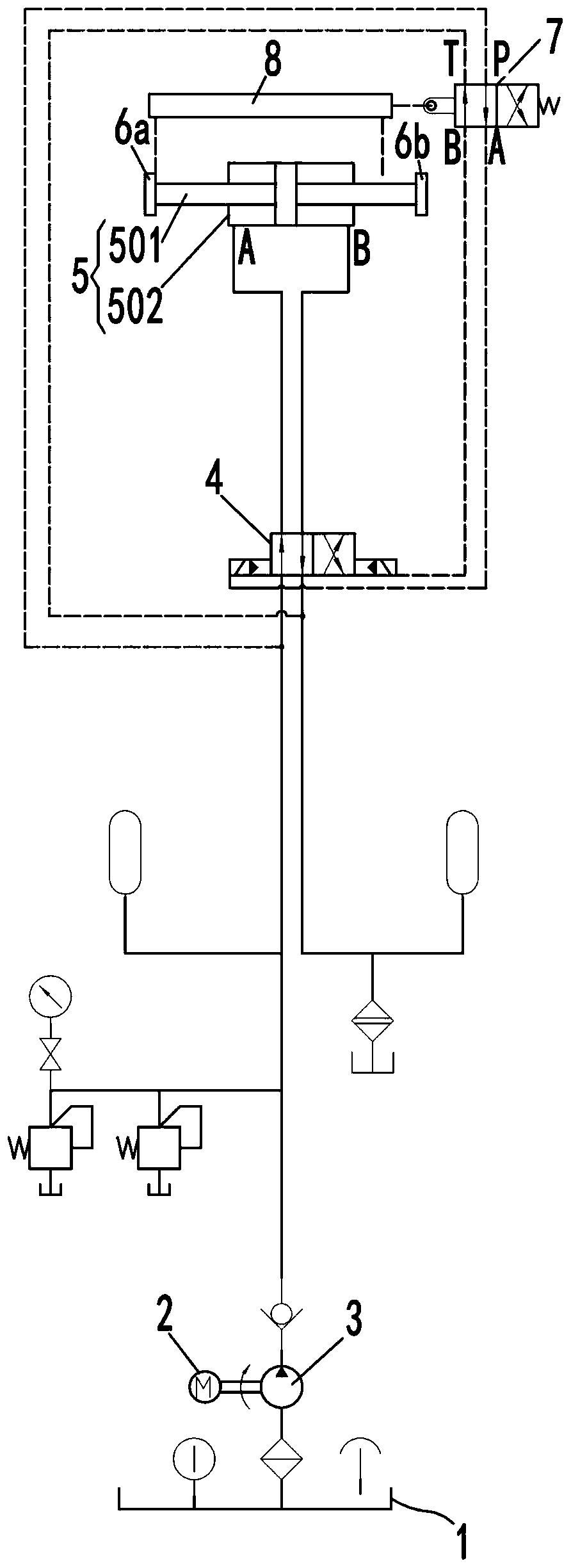 Hydraulic pressure displacement injection pump