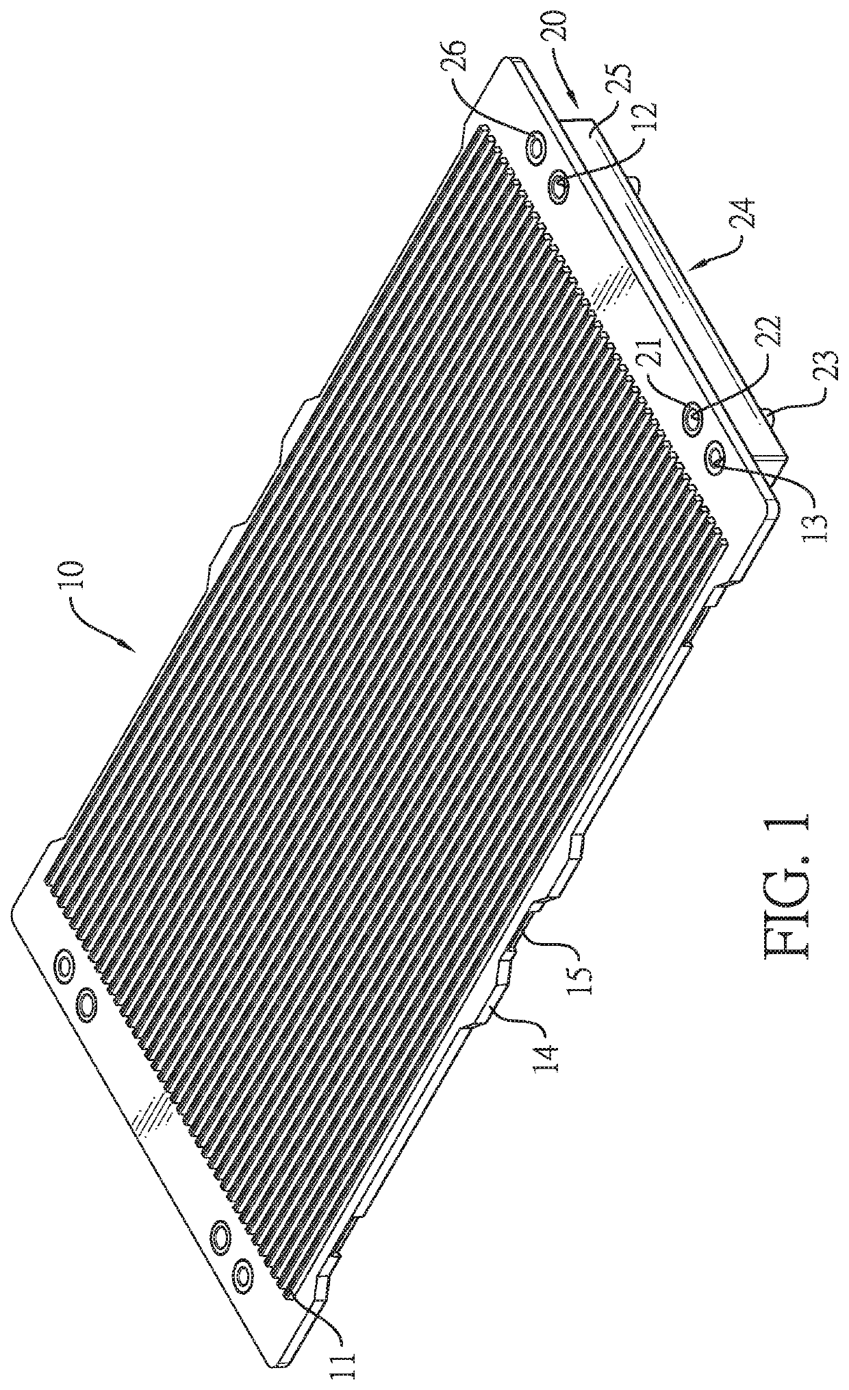 Pad supporting frame