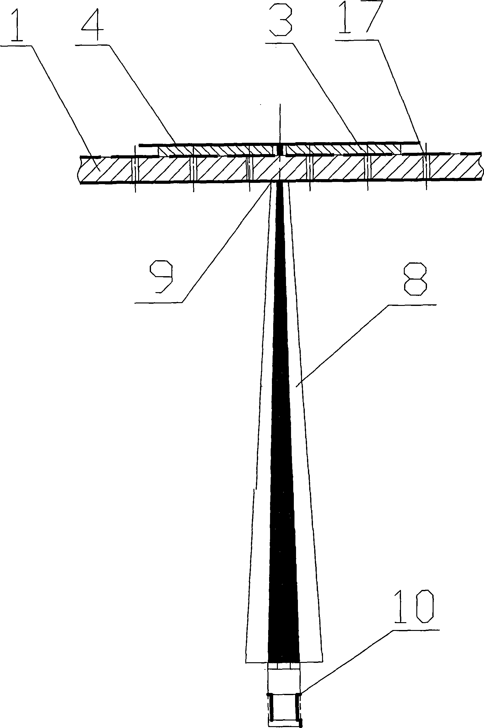 Channel loaded bowknot type electromagnetic forbidden band antenna