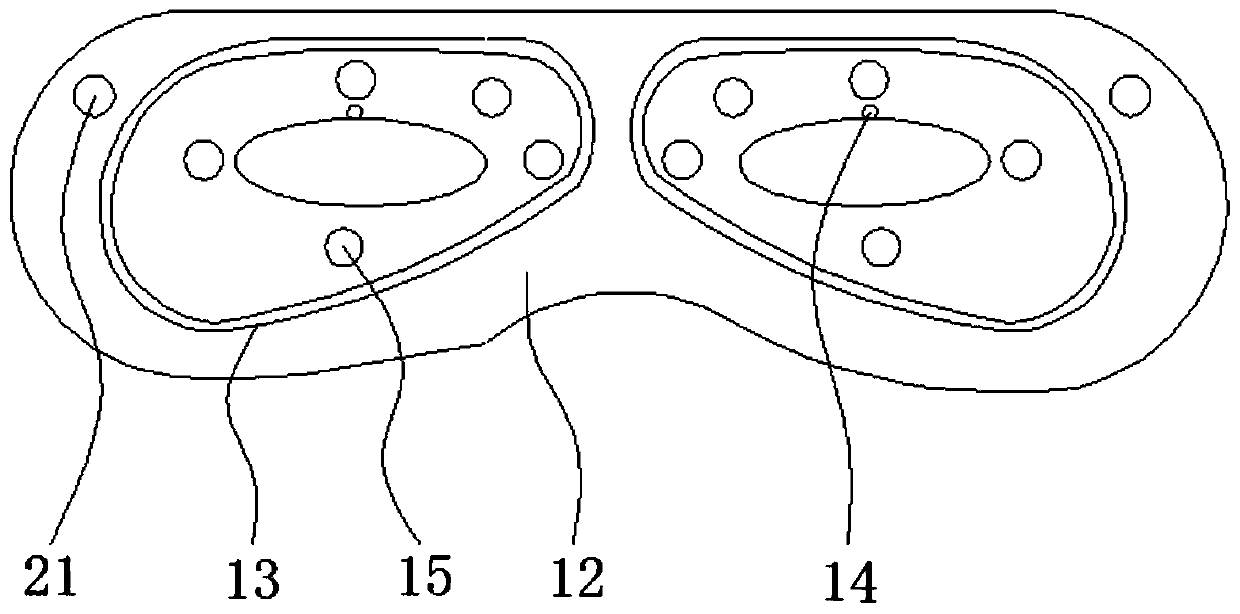 VR glasses system with eye fatigue relieving function