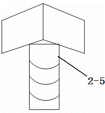 Cross arm for supporting cables led down from tower