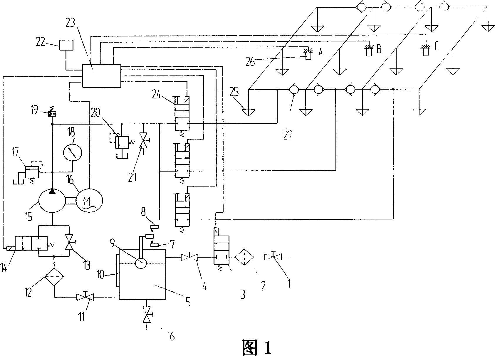 Fixed high pressure water smoke fire-extinguishing system