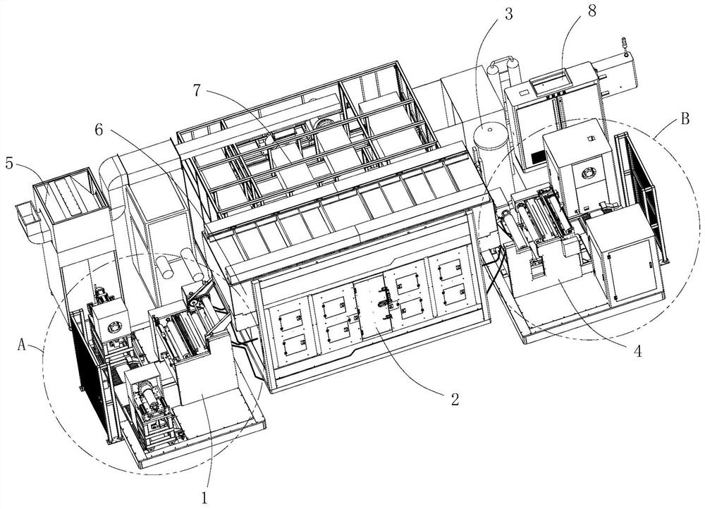 Thin film base material processing system