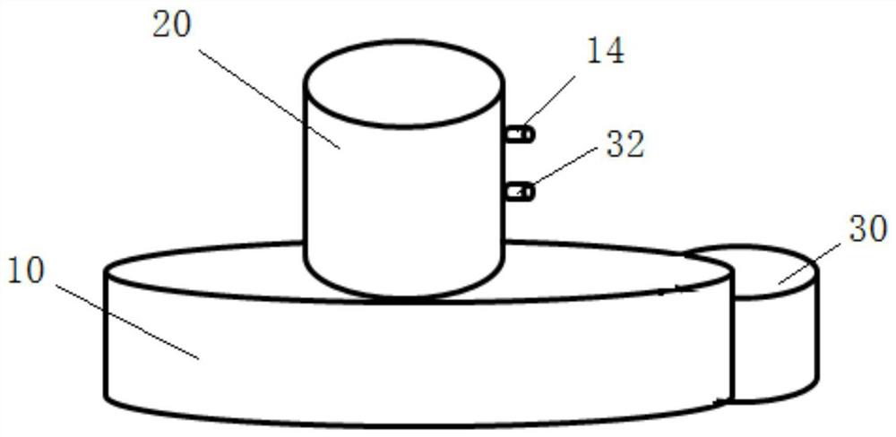 A crucible pick-and-place device