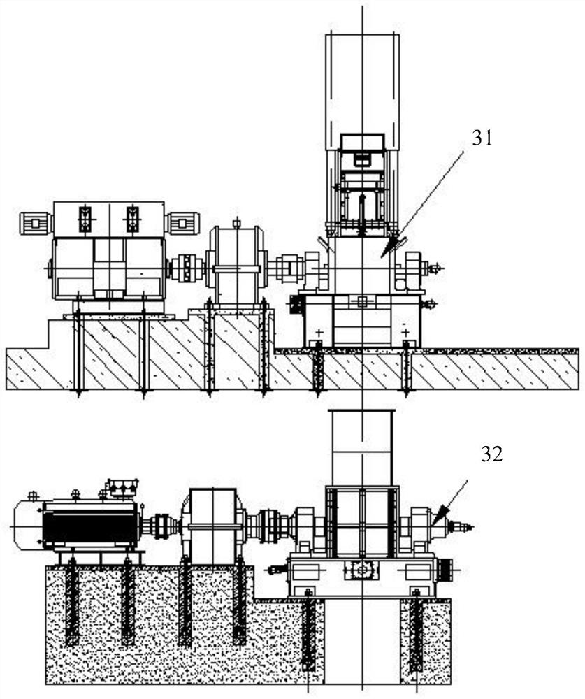 Tandem type one-step rubber mixing system