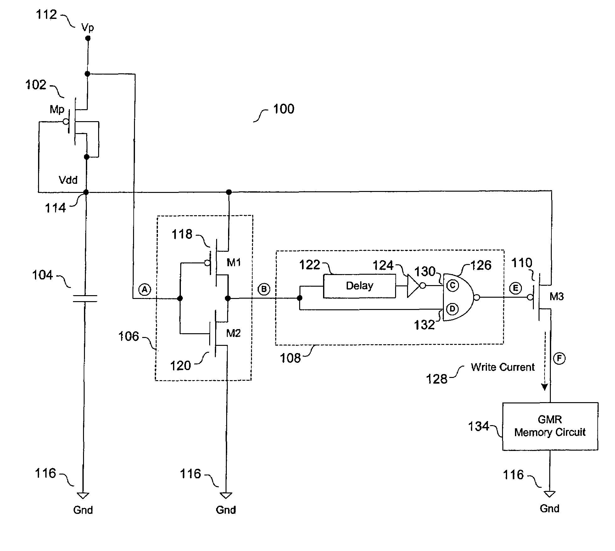 State save-on-power-down using GMR non-volatile elements