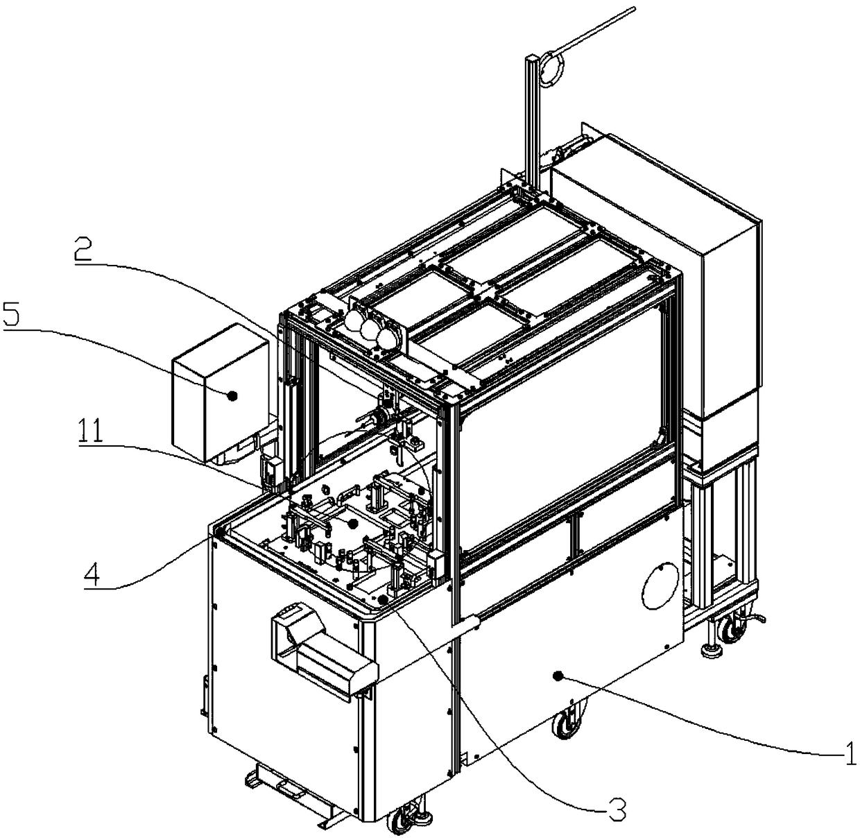 Sand core deburring device and control method thereof