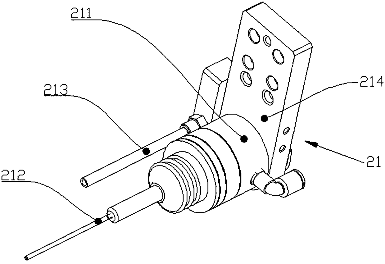 Sand core deburring device and control method thereof