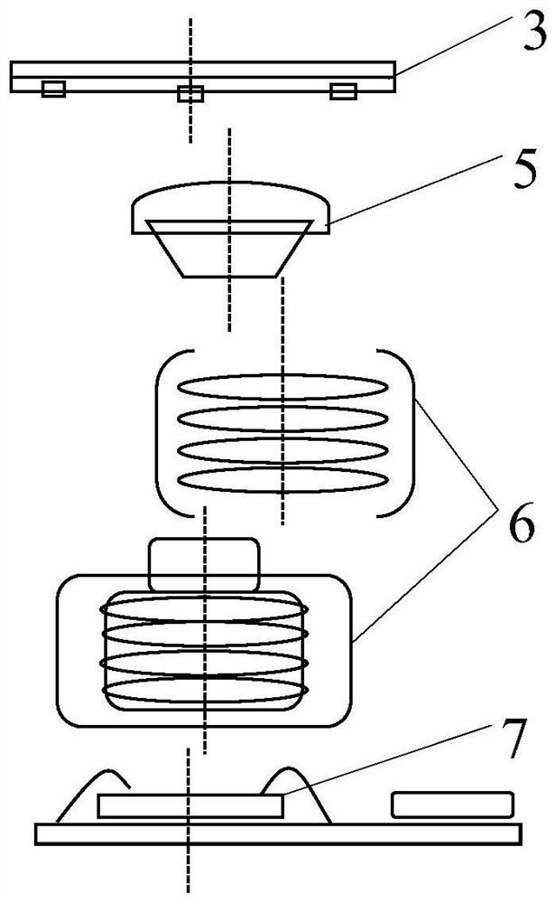 Camera optical axis correction device and method for multiple optical components