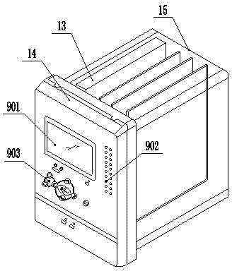 Short-wave ultraviolet light bus protection device